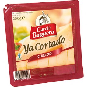 GARCIA BAQUERO Queso curado ya cortado cuña 250 grs